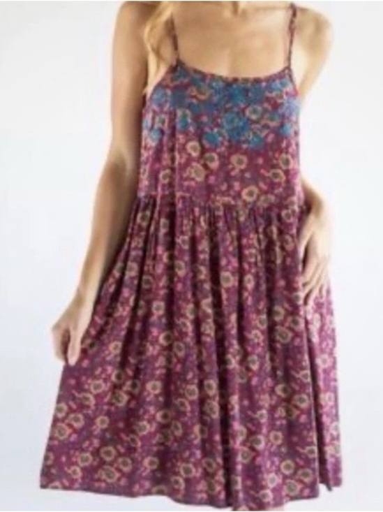 NATURAL LIFE Dresses & Skirts - NATURAL LIFE Sara Embroidered Mini Dress, Cranberry, Size Medium